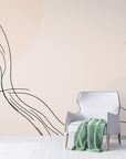Papier Peint Minimaliste - Tons doux