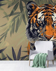 Papier Peint Animal - Tigre majestueux