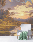 Illustration Wallpaper - Tropical Landscape