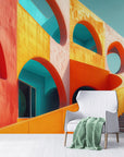 Papier Peint Paysage - Architecture Vibrant