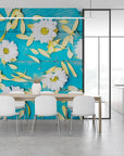 Papier Peint Moderne - Fleurs 3D