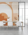 Papier Peint Art & Déco - Arche Terracotta