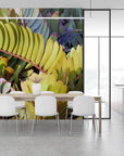 Papier Peint Design - Feuillage Vert Tropical