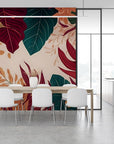 Papier Peint Illustration - Feuillage Tropical Exotique