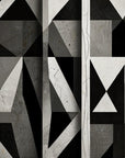Papier Peint Moderne - Géométrique Noir Et Blanc