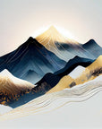 Papier Peint Abstrait - Montagnes Chinoises