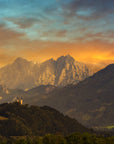 Landscape Wallpaper – Mountains at Dusk