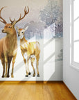 Animal Wallpaper - Deer in the Snow