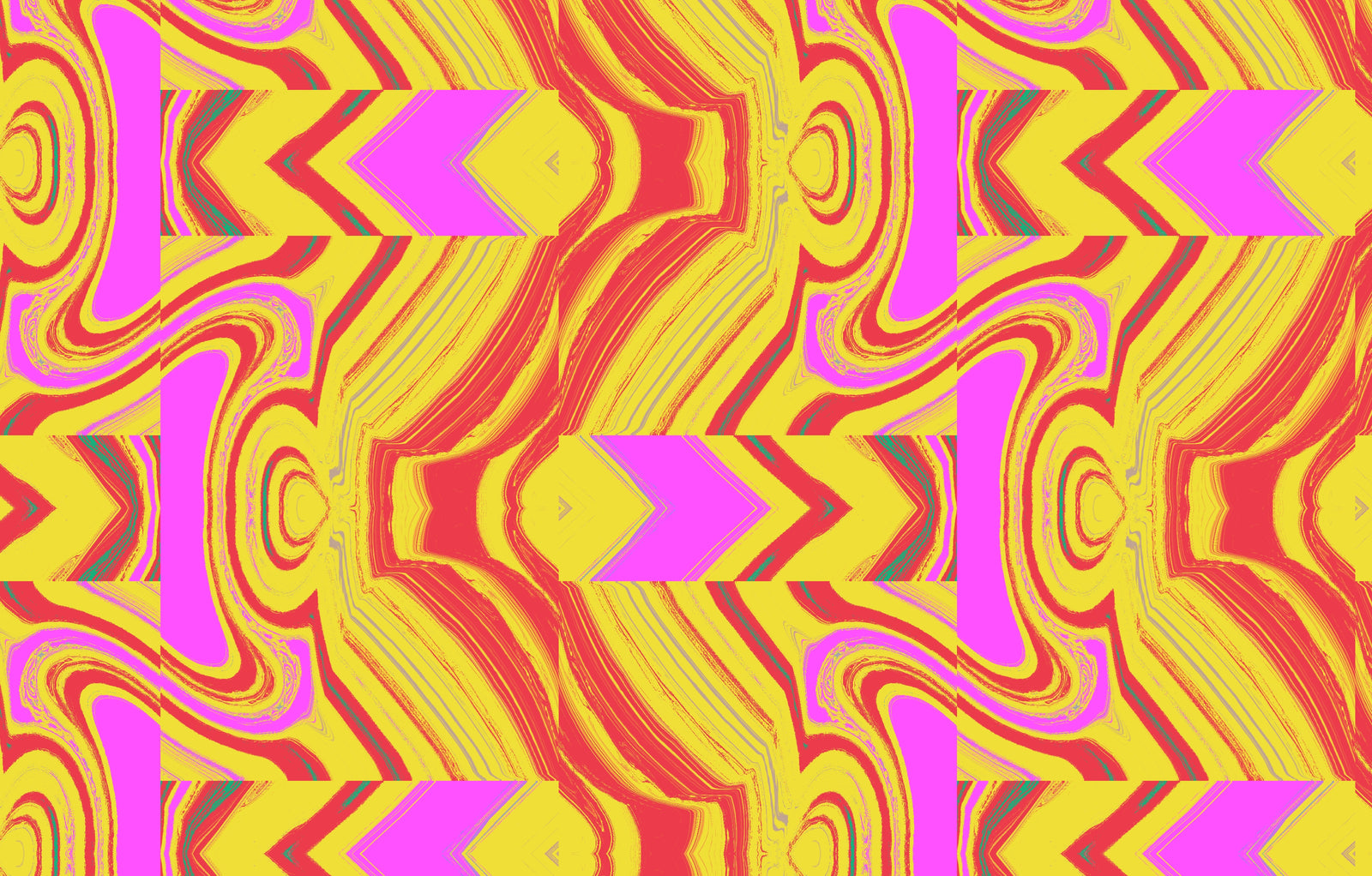 Abstract Wallpaper – Vibrant Psychedelic Pattern