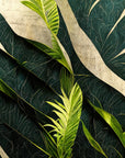 Papier Peint Design - Feuilles De Bananier