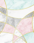 Papier Peint Design - Géométrique Marbre