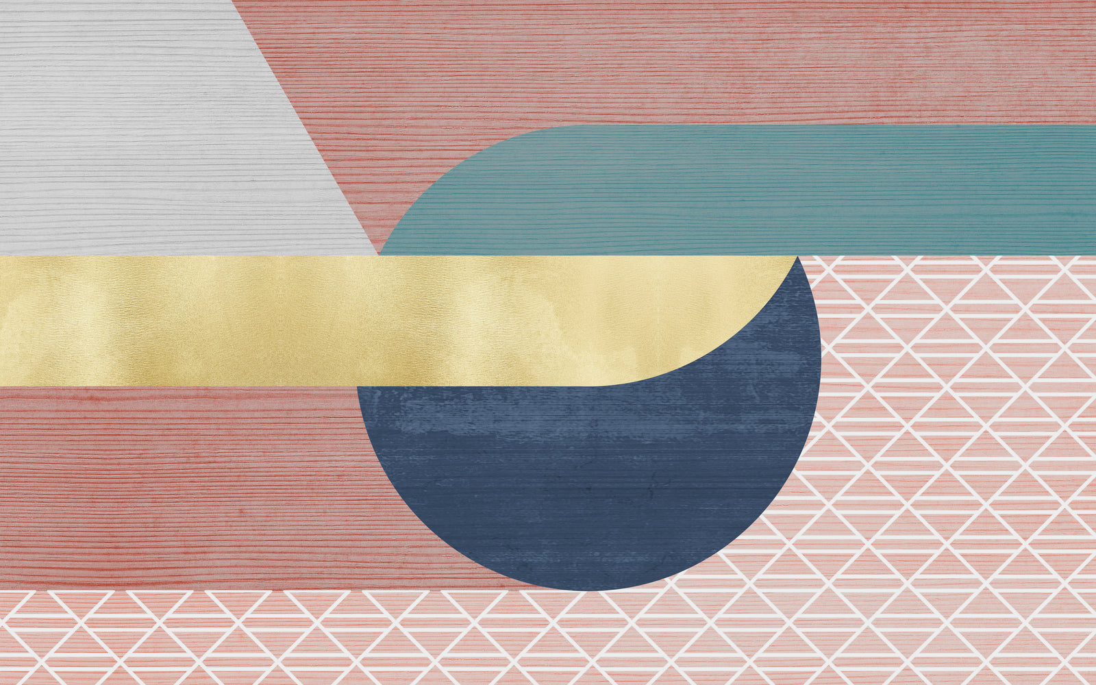 Geometric Wallpaper – Textured Modern Shapes