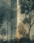 Papier Peint Paysage - Cerf Et Biche Dans La Forêt