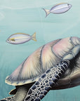 Papier peint animaux - tortue marine et coraux