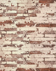 Papier Peint Pierre - Mur de Briques Blanches Effritées