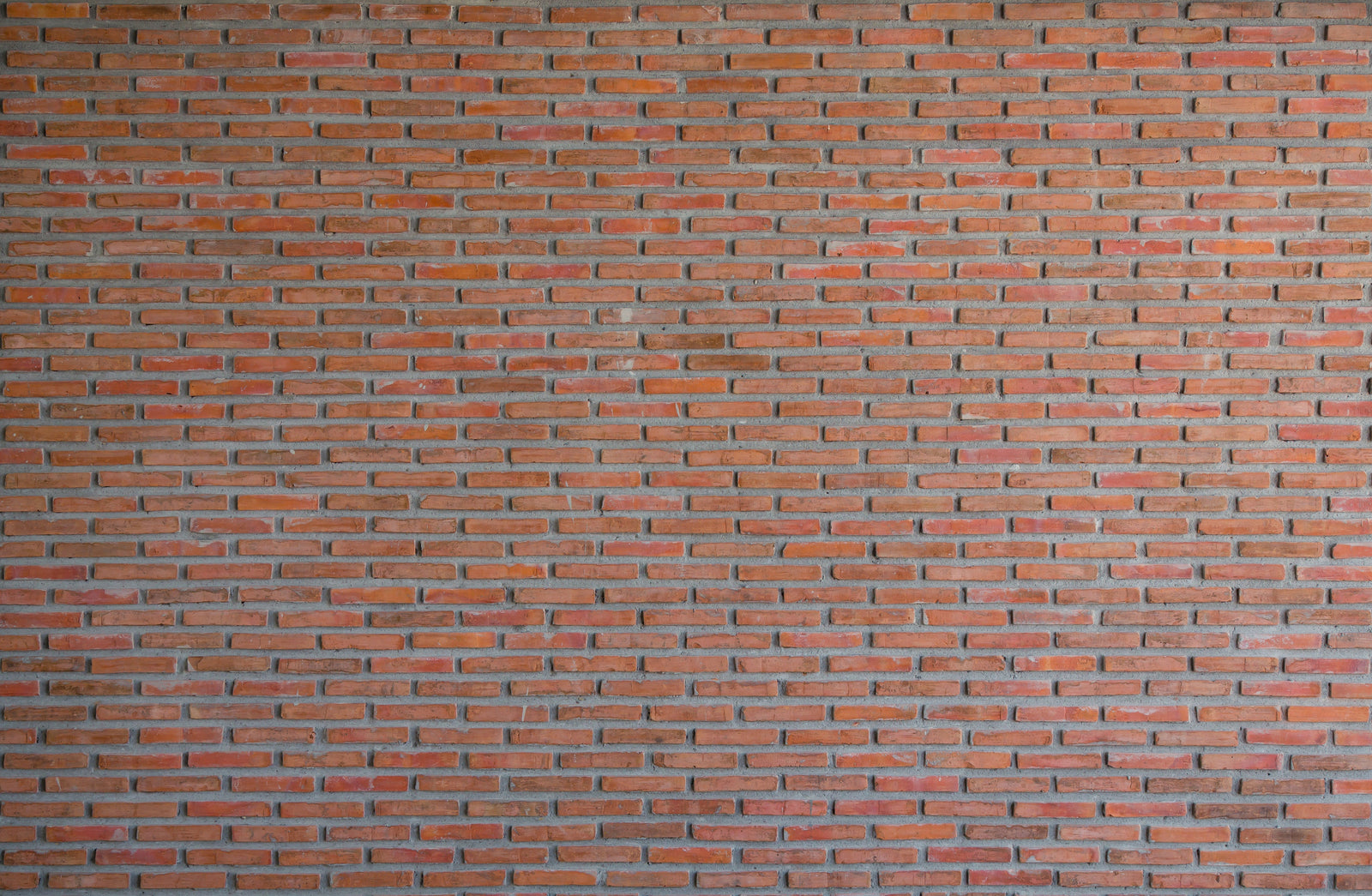 Papier Peint Pierre - Grand Mur de Briques Rouges Uniformes