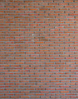 Papier Peint Pierre - Grand Mur de Briques Rouges Uniformes