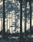 Papier Peint Moderne - Forêt Abstraite