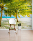 Papier Peint Panoramique - Plage Et Cocotiers Exotiques