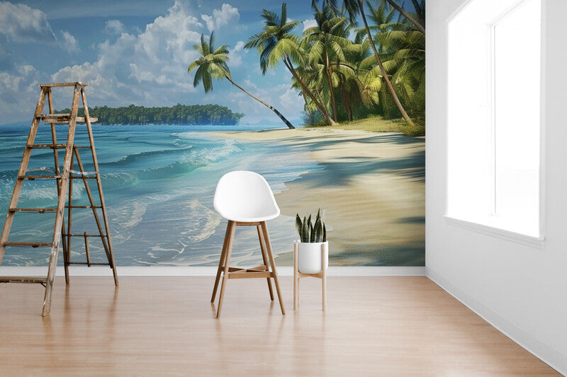 Papier Peint Abstrait - Plage Et Mer