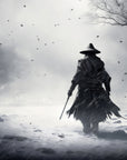 Fantasy Wallpaper – Warrior in the Snow