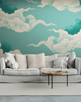 Papier Peint Japonais - Nuages Clairs