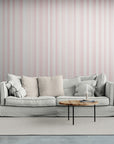 Papier Peint Art & Déco - Rayures Roses