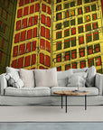 Papier Peint Illustration - Buildings Jaunes