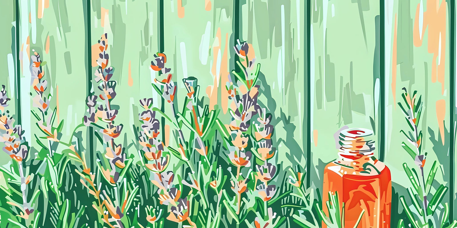 Papier peint fleuri - jardin de delphiniums