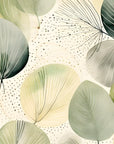 Papier Peint Abstrait - Motif Feuilles De Palmier