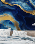 Geometric Wallpaper - Golden Facets