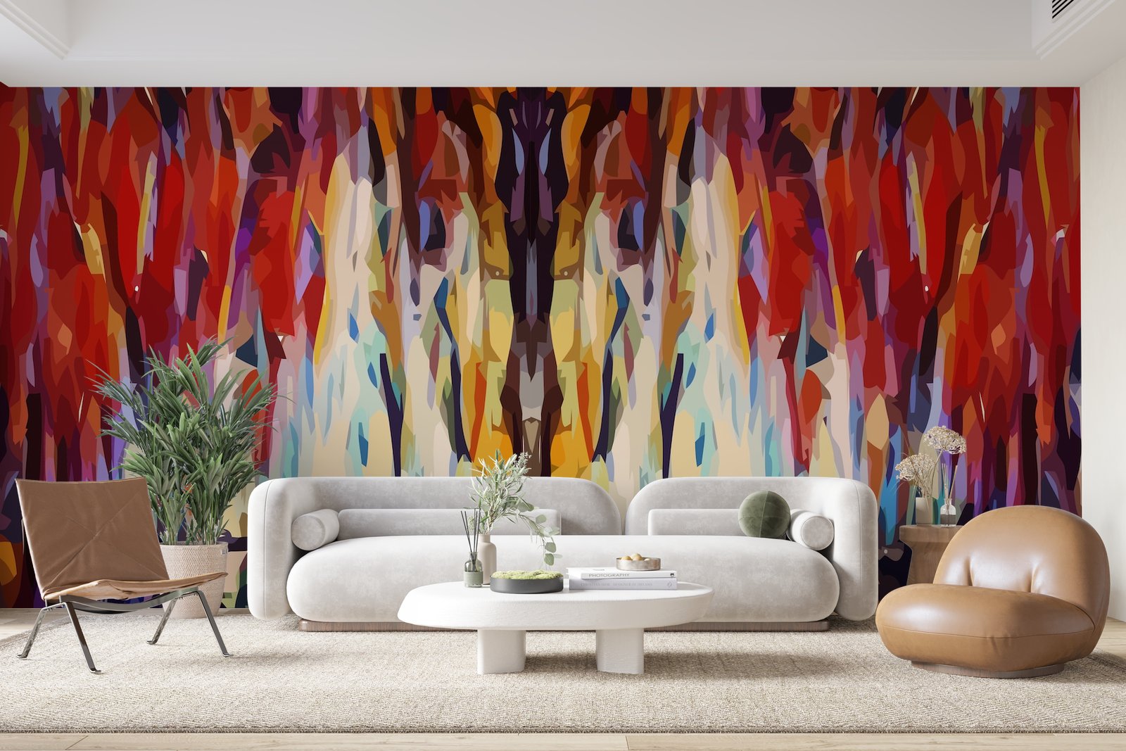 Papier peint 100 - mockup chambre
