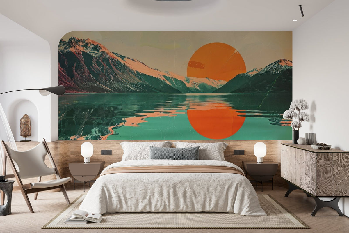 Papier peint 1001 - mockup salon