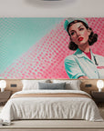 Papier peint 1003 - mockup salon