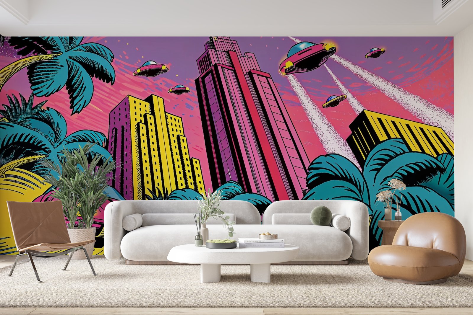 Papier peint 1004 - mockup chambre