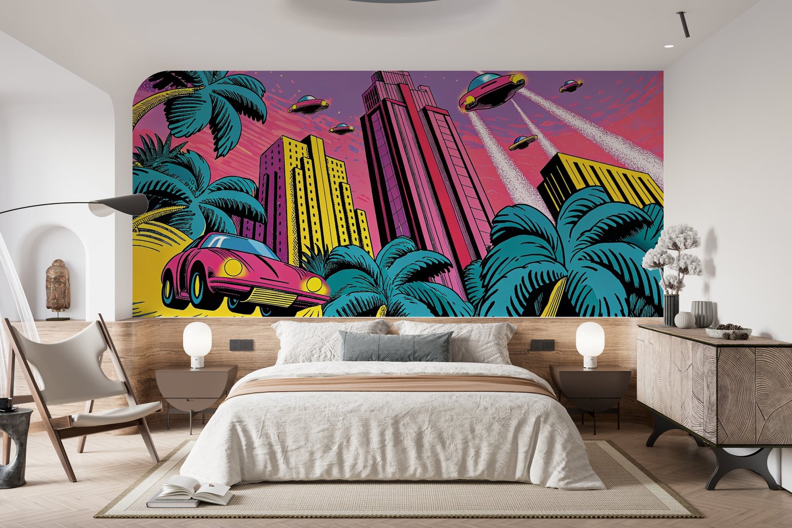 Papier peint 1004 - mockup salon