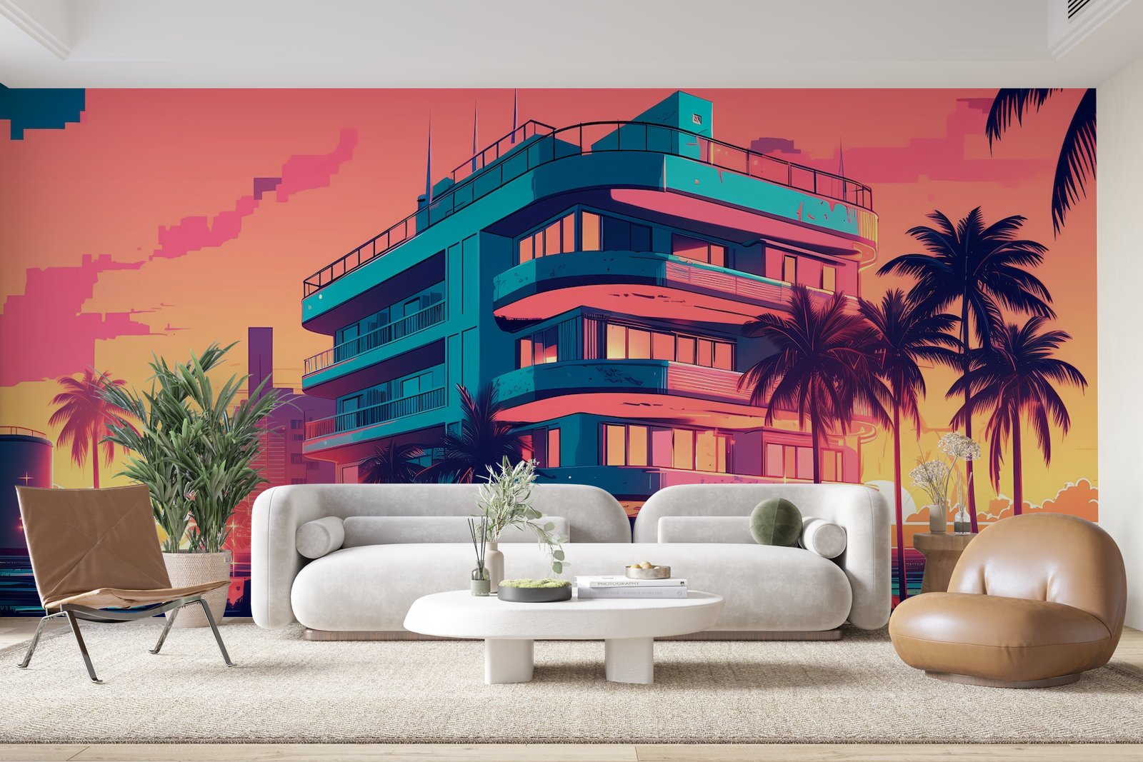 Papier peint 1005 - mockup chambre