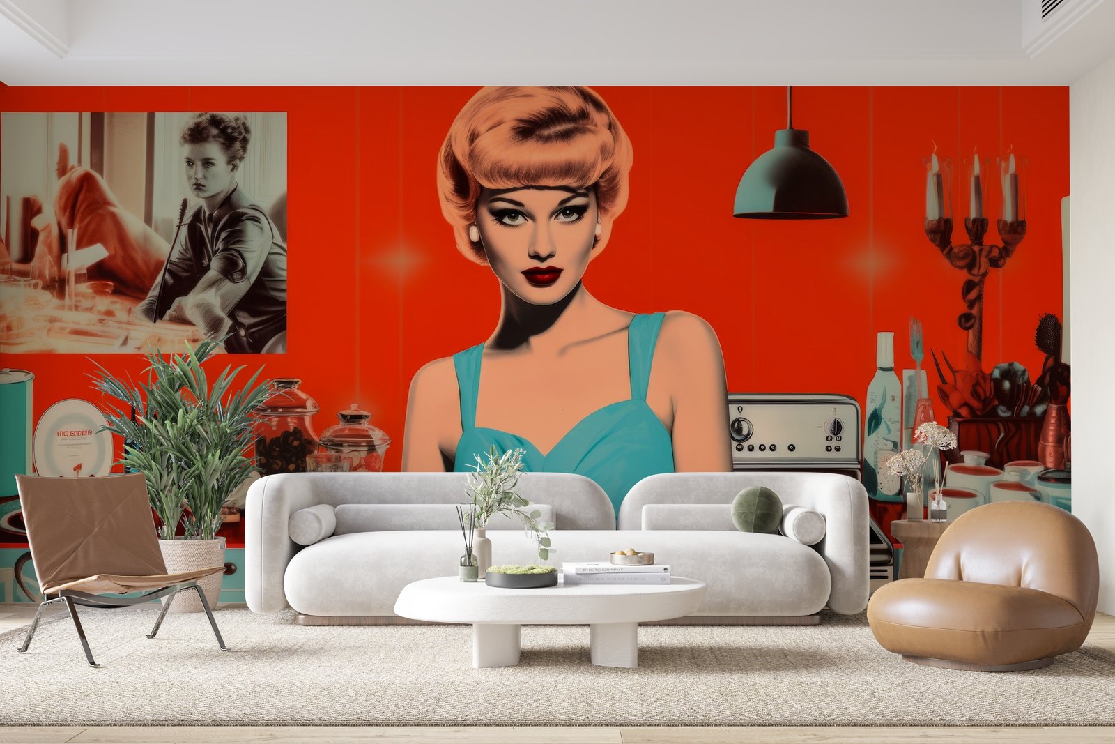 Papier peint 1006 - mockup chambre