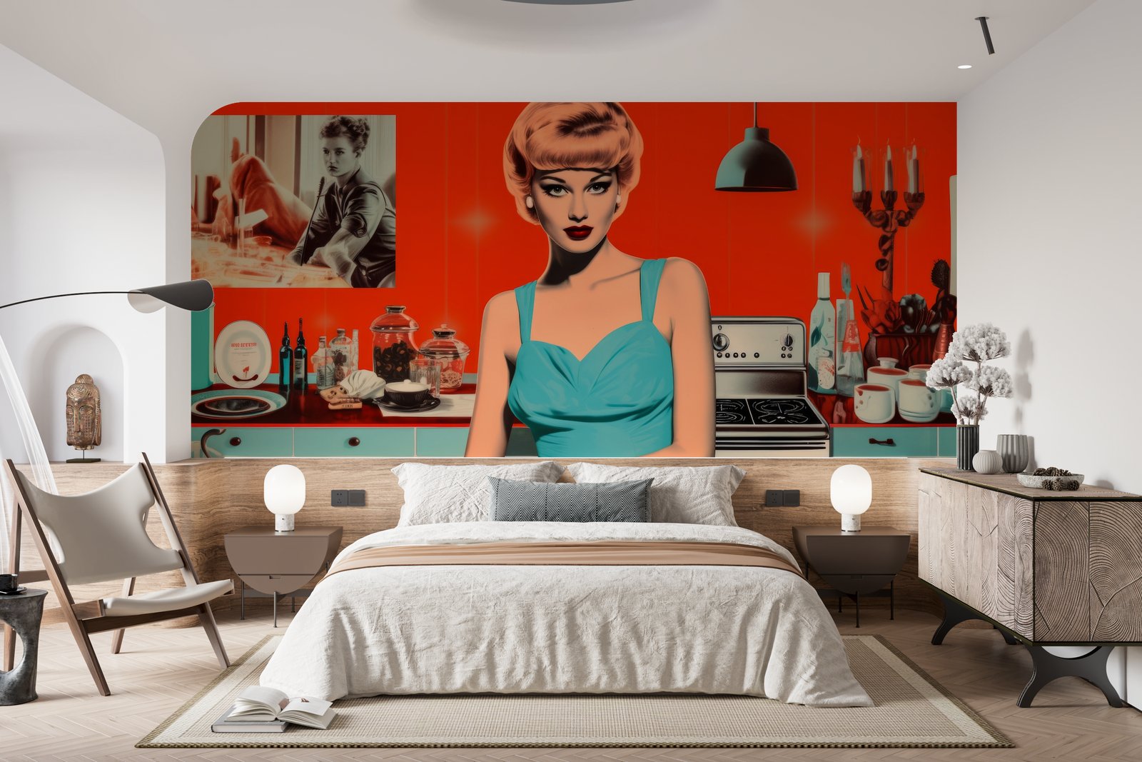 Papier peint 1006 - mockup salon