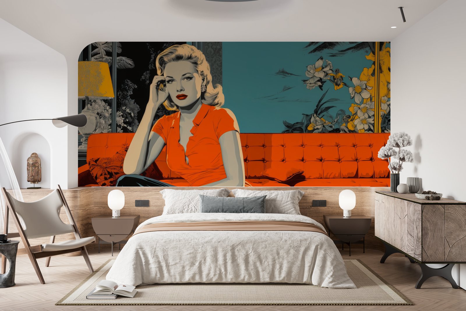 Papier peint 1007 - mockup salon
