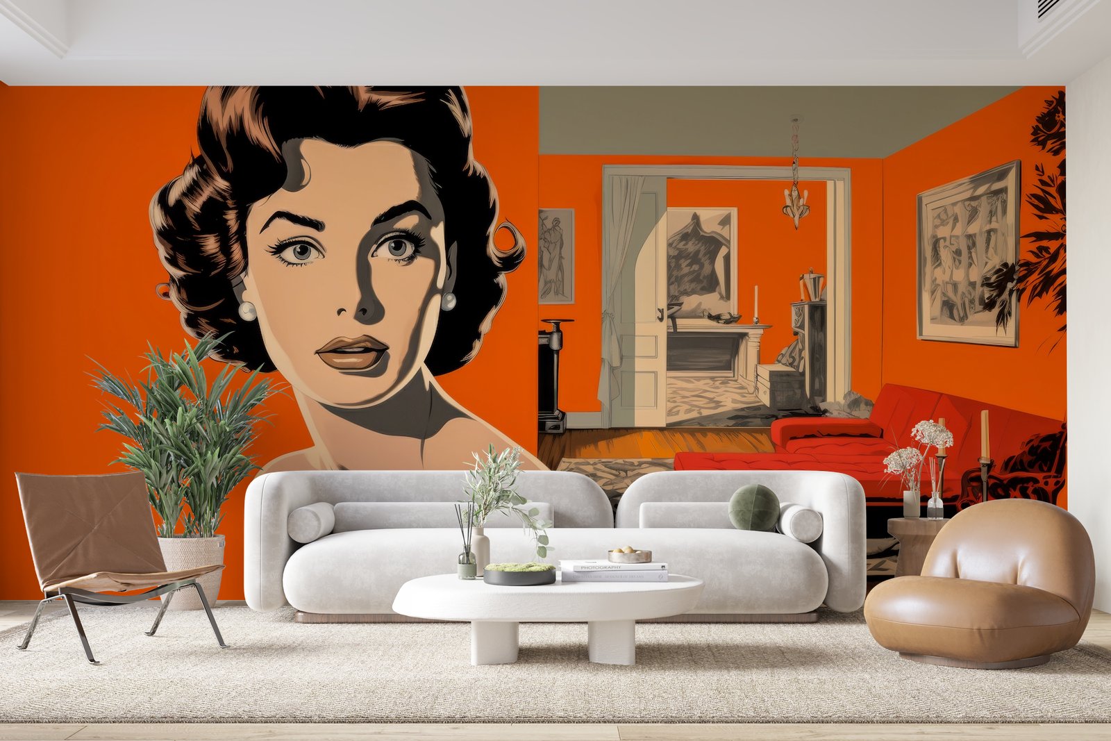 Papier peint 1008 - mockup chambre