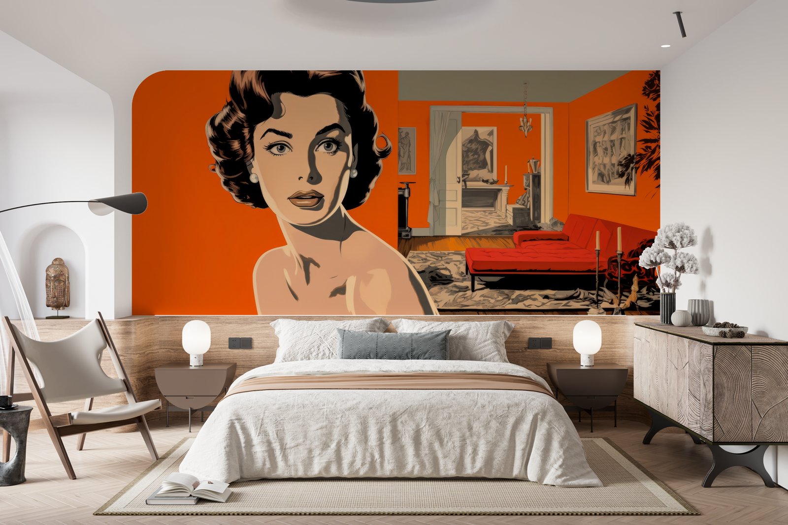 Papier peint 1008 - mockup salon