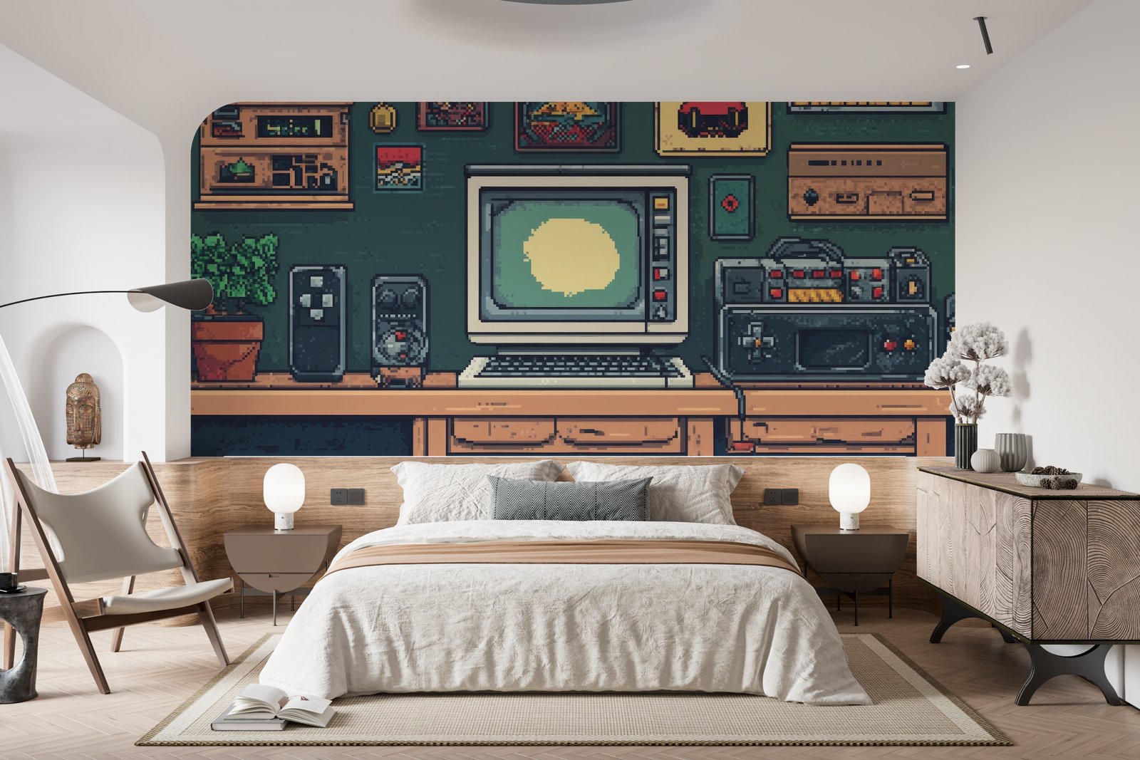 Papier peint 1009 - mockup salon