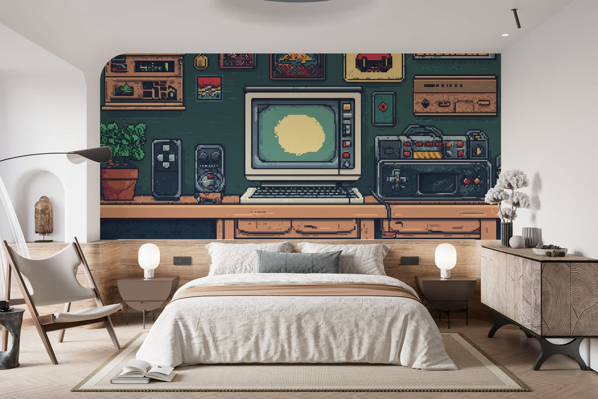 Papier peint 1009 - mockup salon