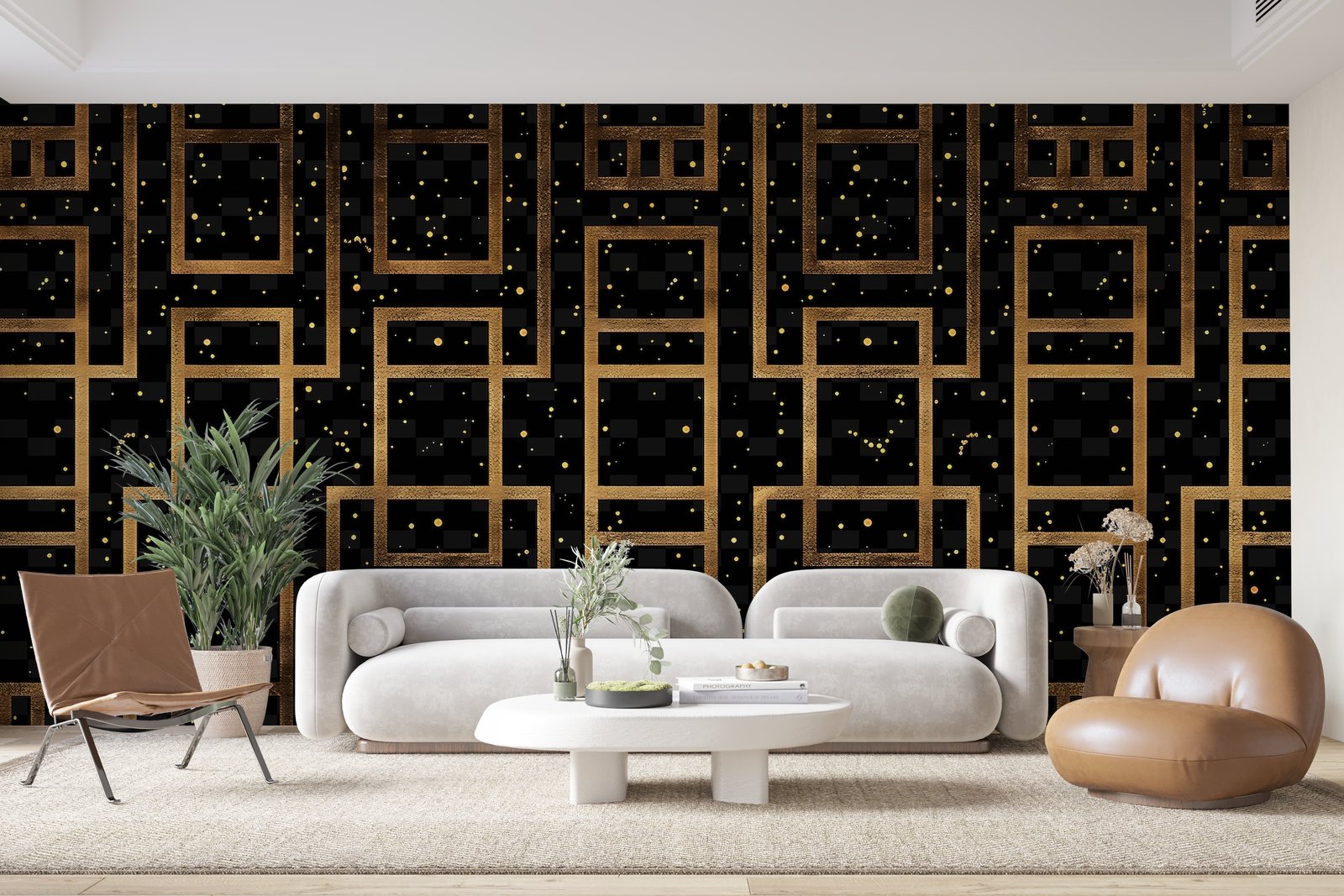 Papier peint 101 - mockup chambre