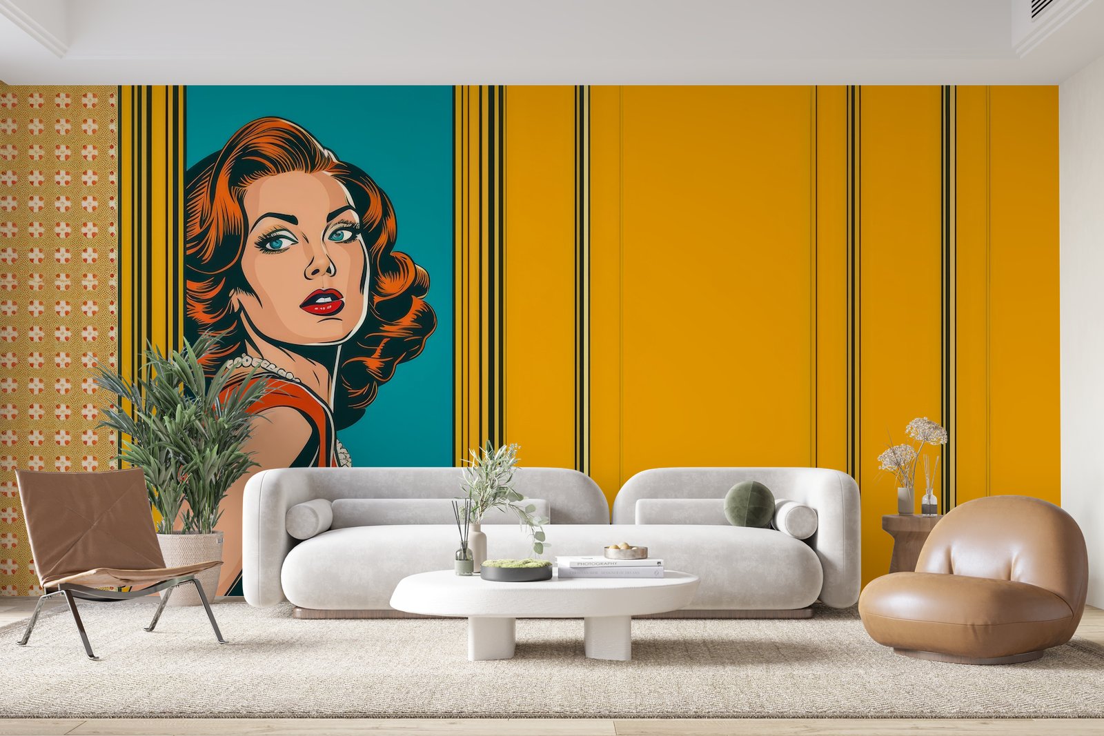 Papier peint 1014 - mockup chambre