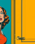 Papier Peint Rétro - Femme Pin-Up Vintage