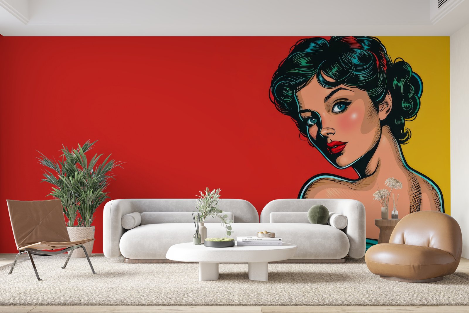 Papier peint 1016 - mockup chambre
