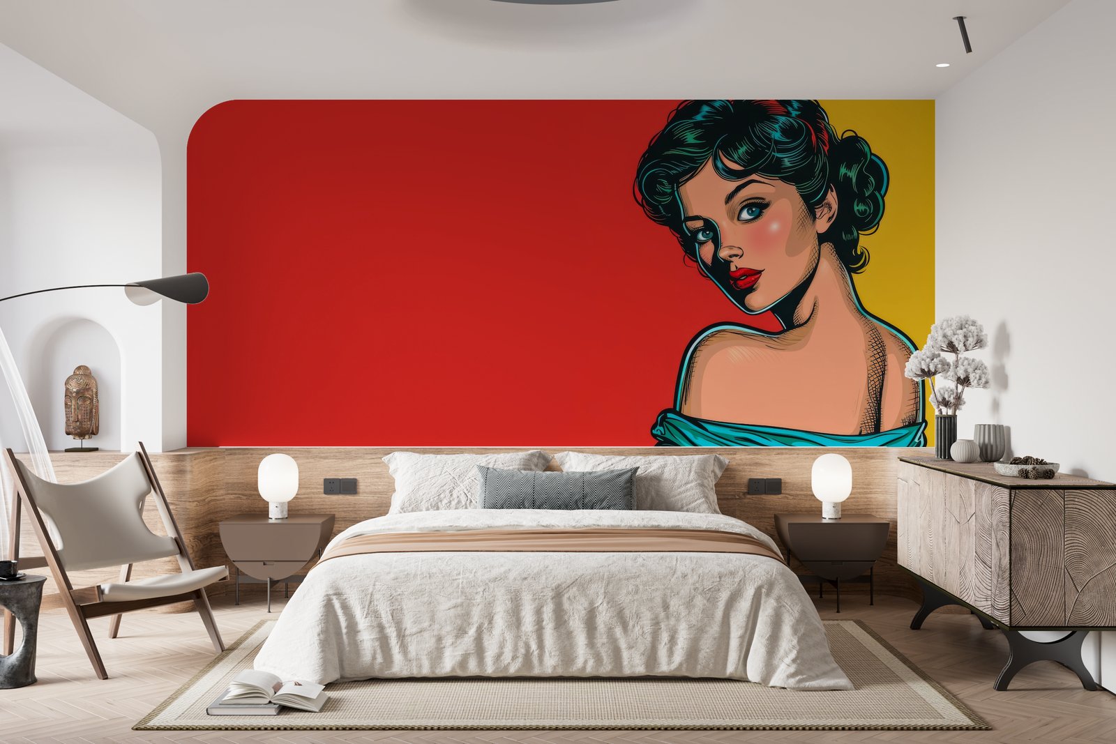 Papier peint 1016 - mockup salon