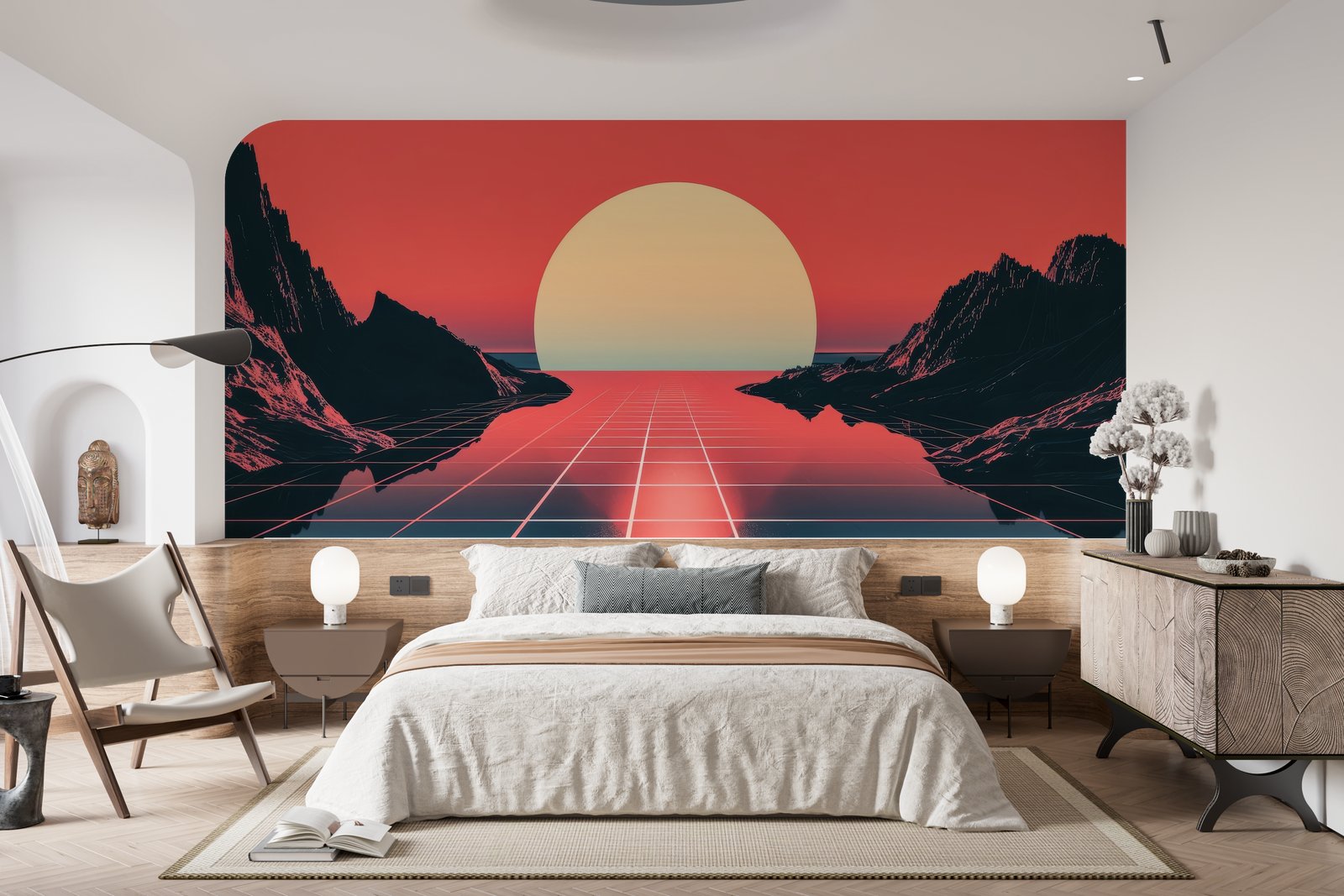 Papier peint 1019 - mockup salon